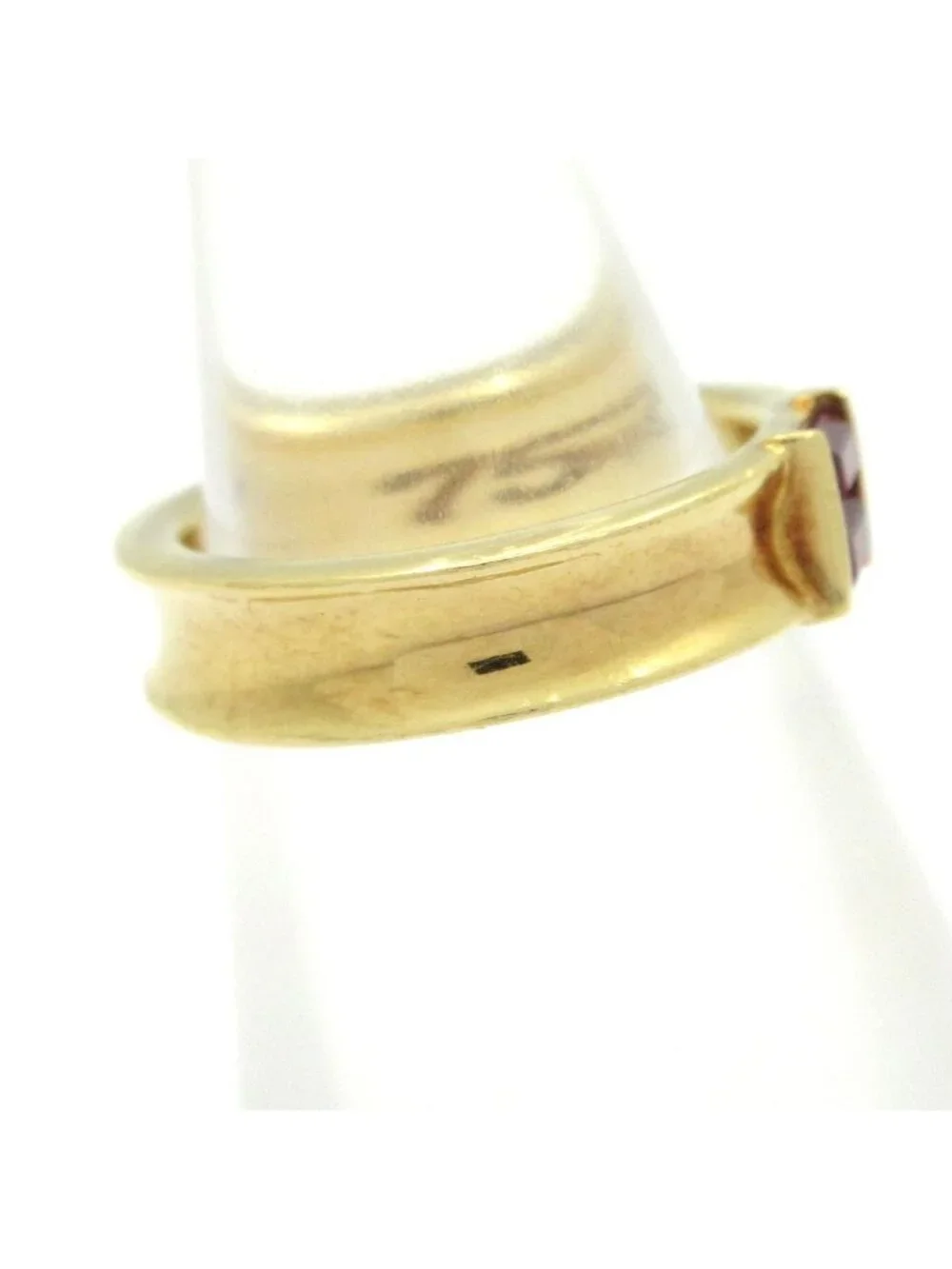 Tiffany & Co Ring Stacking 18K Yellow Gold Ruby